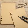 80Sheets Horizontal Line/Blank Notebook Refill Paper A5/A6/A7 6-hole Binder Inner Page  Gift