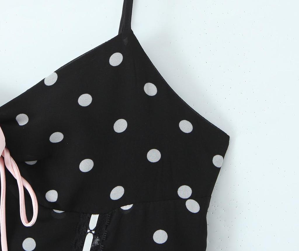 2026 Chic Floral Printed V-neck Backless Mini Camisole Dress
