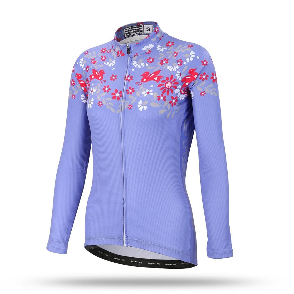 Riding Bicycle Jerseys Cycling Clothing Set Quick Dry Women Long Sleeve Bicycle Clothes Suit