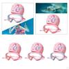 Kids Swim Goggles Swimming Cap Diving Googles Wide Vision Leakproof Glasses