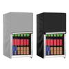Upright Fridge Cover With Adjustable Elastic Buckle Straps For Refrigerator Mini-Fridge Outdoor 3.0 Cubic Covers Waterproof
