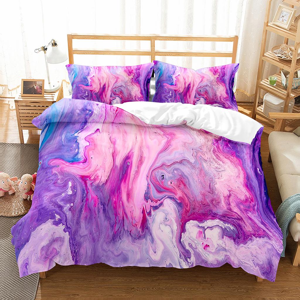 Polyester Comfortable Stylish Pattern Duvet Cover Set With Duvet Cover And Pillowcases King Queen Twin Sizes For Boys Girls And Kids