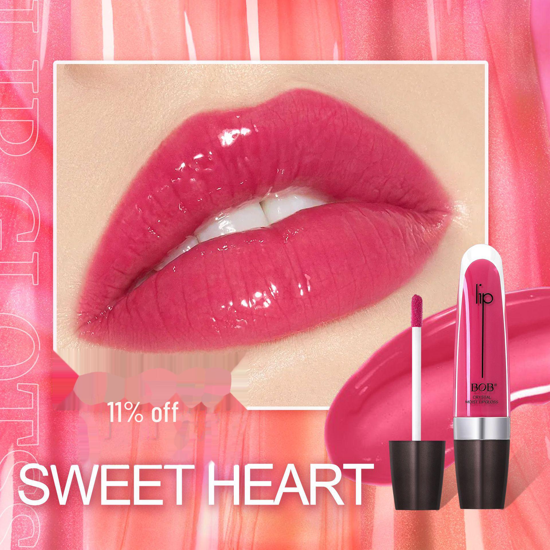 

BOB Перламутровая матовая помада для губ: Увлажняющий, невыцветающий блеск для губ для гладких, сияющих губ. 11