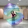 1PC Vibrant Gradient Fan Scarf Fitness Guard Flag Praise Dance Flags Vibrant Dancewear 190x140cm
