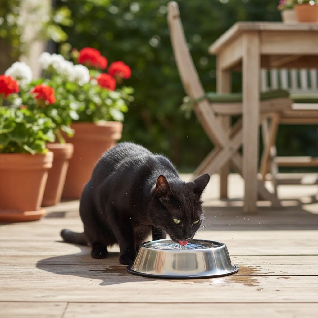 PetJet Stainless Steel Metal Bowl, Non-slip, Rubber, 400 Ml