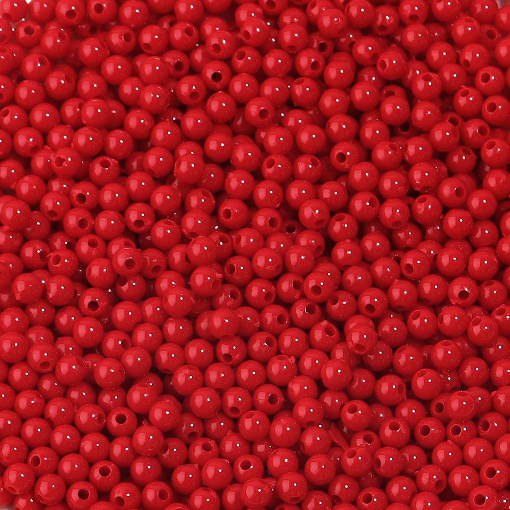Colorful 4mm Acrylic Round Seed Beads for DIY Jewelry, Bracelets, and Necklaces