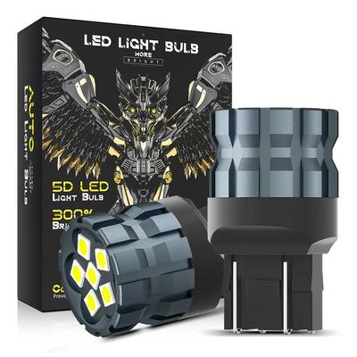2ks Auto 1156 BA15S P21W BAU15S PY21W 7440 W21W P21/5W 1157 BAY15D 7443 3157 Automobilové LED žárovky 6smd CanBus Lamp Zpět Blinkr