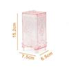 1pcs Desktop Cotton Pad Storage Box Plastic Transparent Box Creative European Cosmetics Storage Box WBL