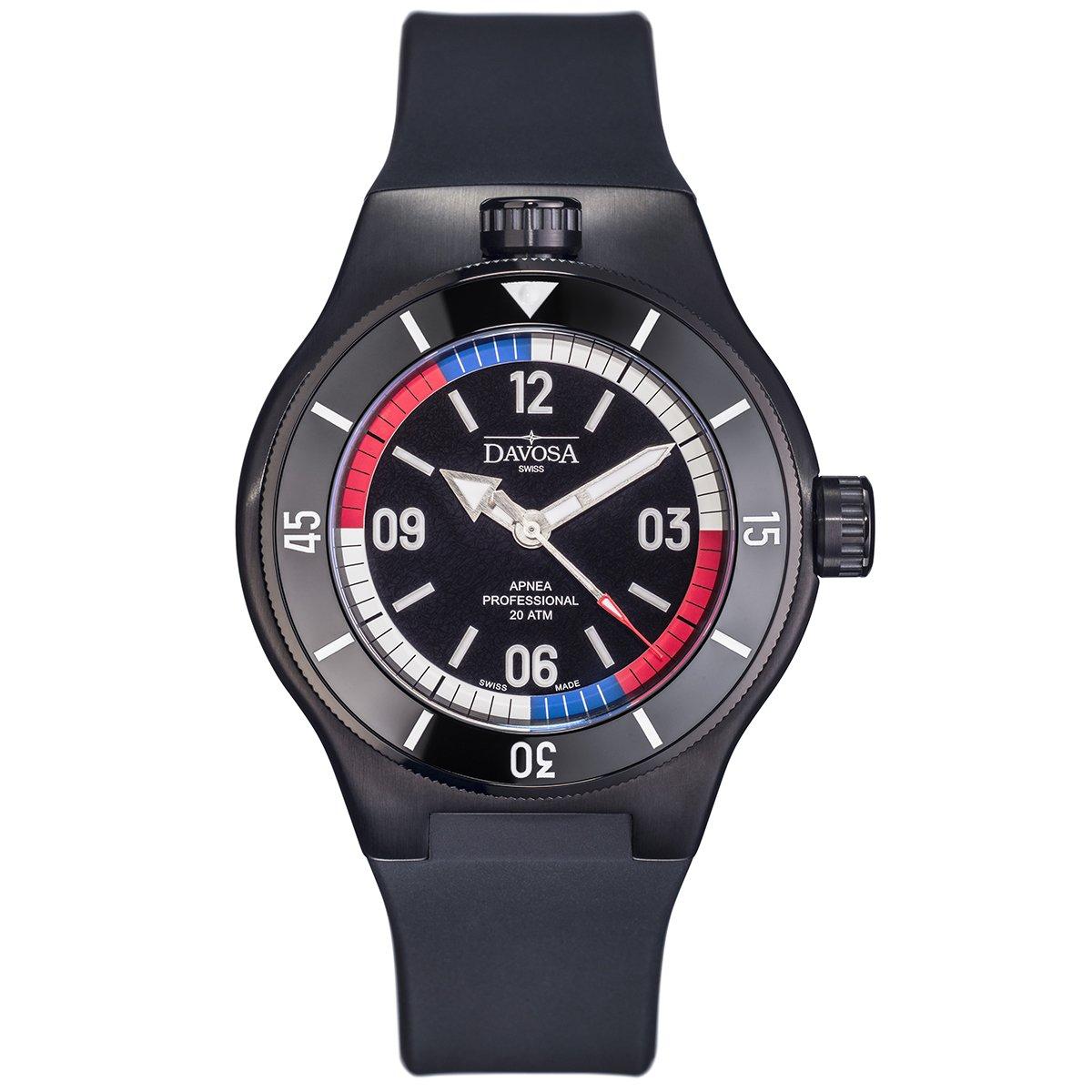 

Watch Mechanical Automatic Apnea Diver Specialedition Swiss Made White [Davosa] 161.570.55 Men s чорний