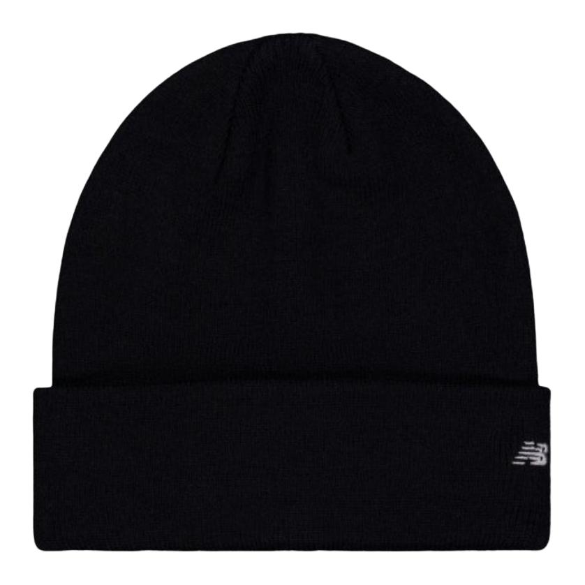 New Balance Acrylic Beanies Unisex Black LAH54410 F
