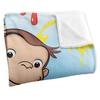 Curious George Silky Paint Supersoft Blanket