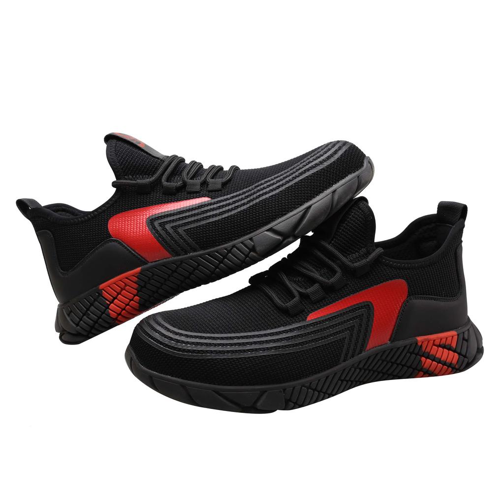 Atmungsaktive Herren-Sicherheitsschuhe, Stiefel mit Stahlkappe, lässige Herren-Arbeitsstiefel, unzerstörbare Schuhe, pannensichere Arbeits-Sneaker