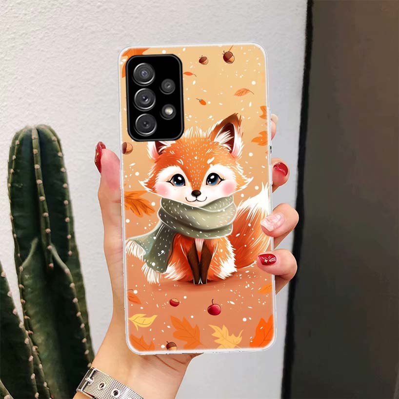 Animal Fox For Samsung Galaxy A16 A15 A14 A13 A56 A55 A54 A53 Phone Case A36 A35 A34 A33 A26 A25 A24 A23 A05S A04S A03S A15 A14