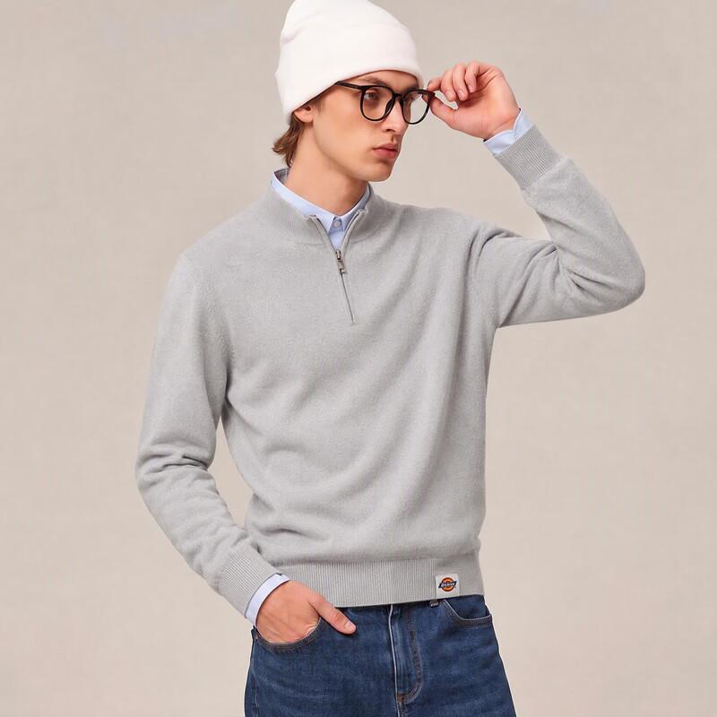 Dickies Men's Half-Zip Pullover Sweater
