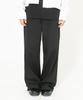 ODD DOT Pintuck Wide Pants_Black