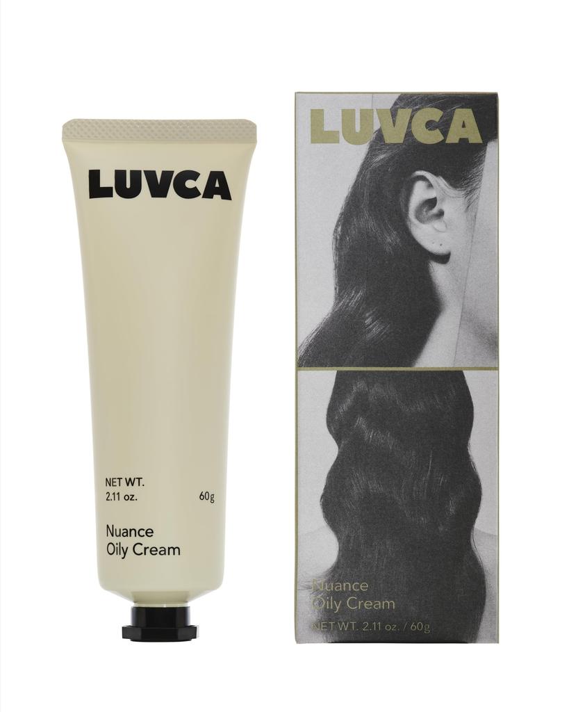 LUVCA Nuance Oily Cream 60g Hair Cream/Hair Wax for Layering and Smoothing Hair with Skincare-Derived Moisturizing Ingredients