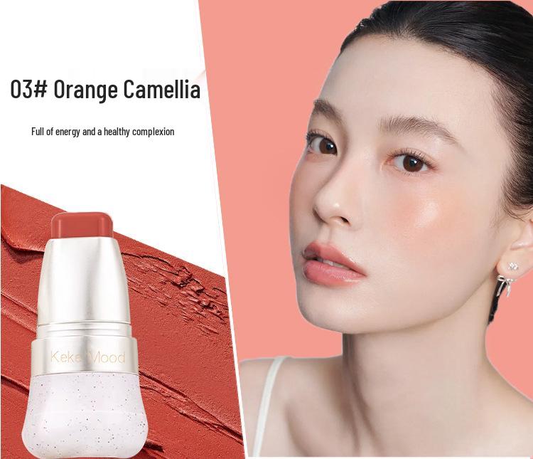 

Keke Mood Sweet Face Dual Stick: Long-Lasting Contour & Brightening Lip and Cheek Blush.