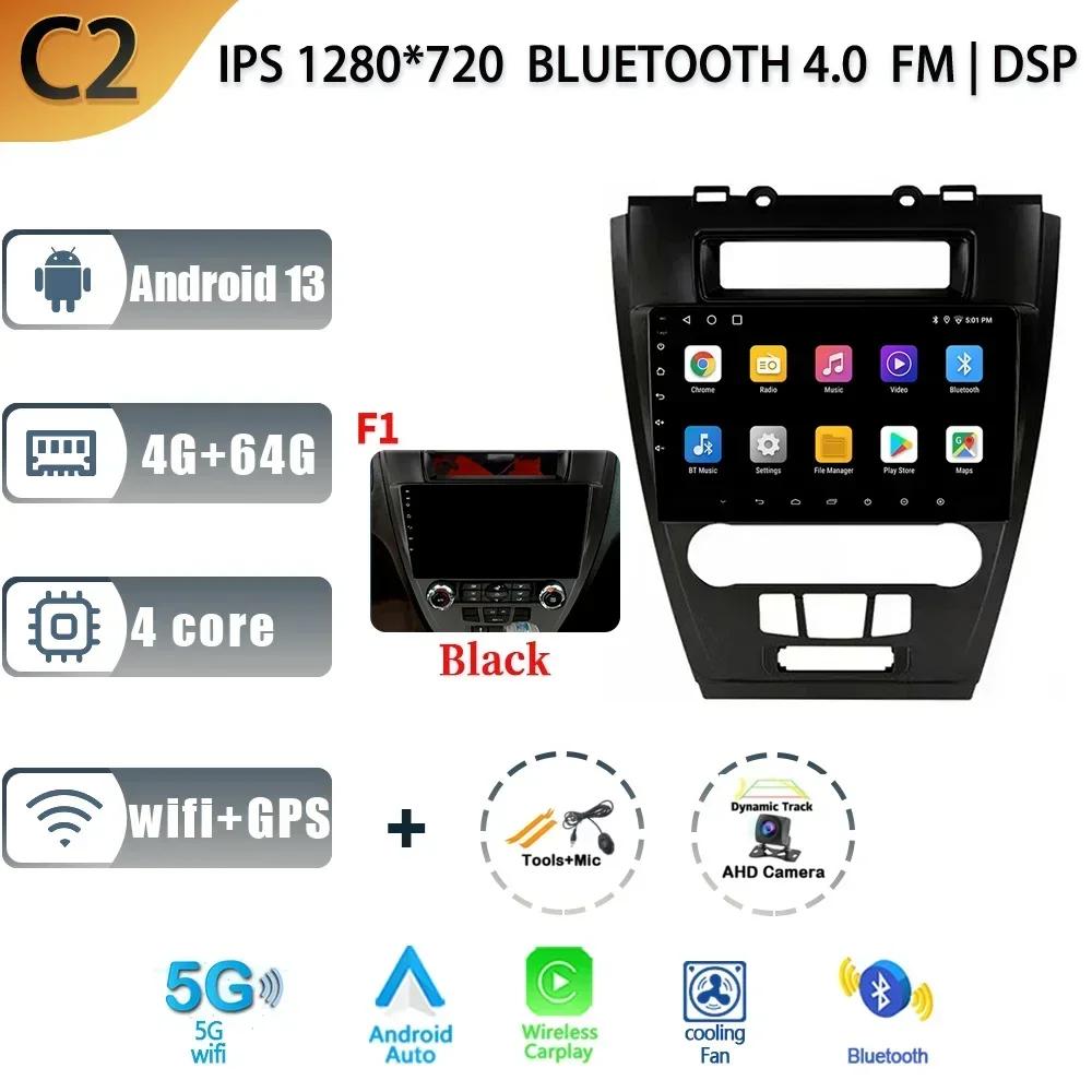 Auto Radio Android 13 For Ford Mondeo 2009-2012 Multimedia Car Stereo No 2 Din Navigation 4G GPS Bluetoot Screen