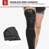 Slijtvaste Fitness Kniebeschermers Zweetabsorberende Compressie Knie Sleeve Dames Mannen