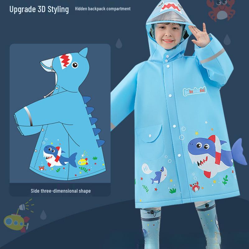2025 Kids Raincoat: Waterproof Poncho for Boys & Girls In Preschool