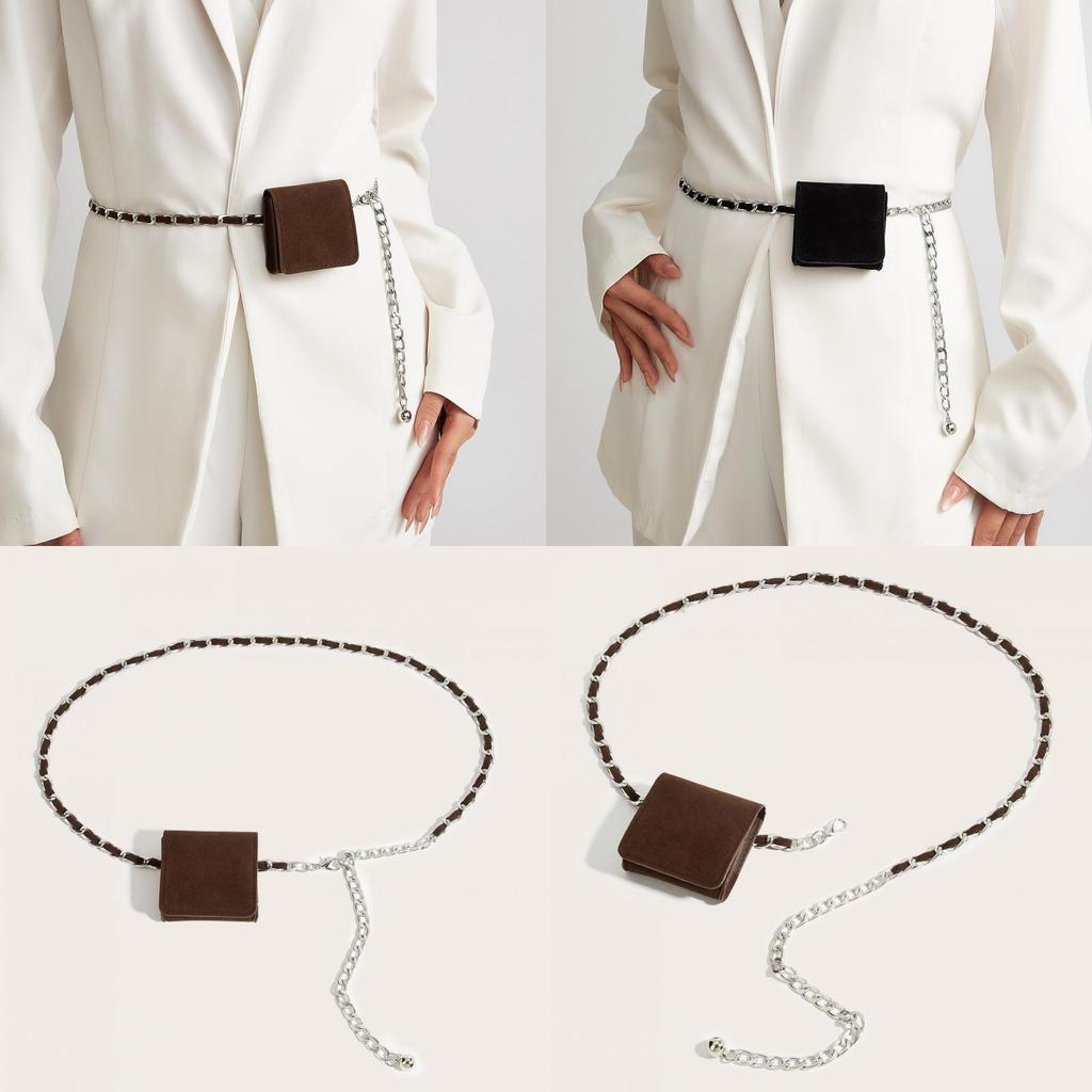 Retro Hüfttasche Mit Schlüssel-Handy-Tasche Für Damen Modeaccessoire
