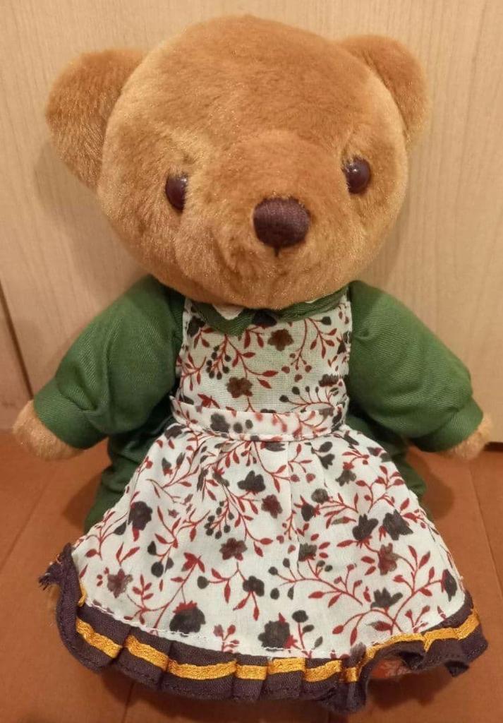 [USED] The Sound of Music Maria Teddy Bear Plush Toy Shiki Theatre Company Bear