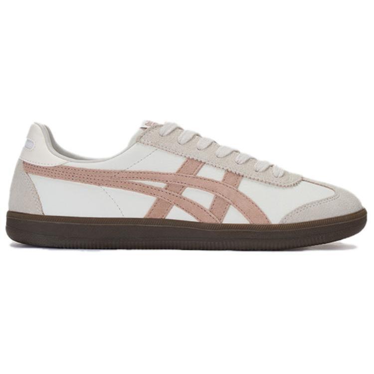 ONITSUKA TIGER Tokuten Textile, Synthetic Leather, Split Cow Leather Low Top Skateboard Shoes Unisex Beige White Brown 1183C086-103