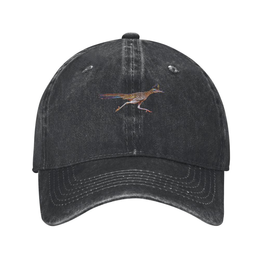 Roadrunner Running Hong Kong Style Baseball Cap Prevents Head Tightness Light Vintage Vintage Washed Denim Hat