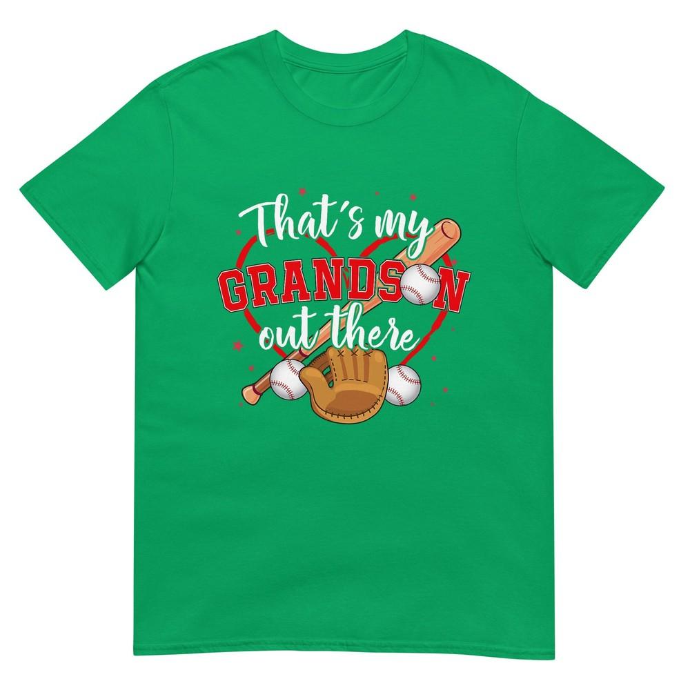 Thats My Grandson Out There Baseball Grandma Mothers Day TShirt