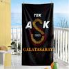 Galatasaray Strandtuch Hohe Saugfähigkeit & Schnelltrocknend Bequem Leicht Geeignet für Sport, Reisen, Schwimmen, Yoga, Badezimmer, Strand Und Pool