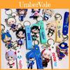 Charming Genshin Impact Keychain Silicone Accessories Perfect Birthday Gifts