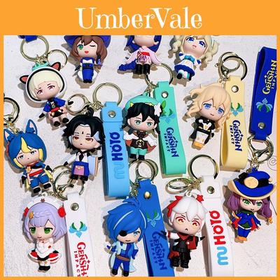 Encantador Llavero de Genshin Impact Accesorios de Silicona Regalos de Cumpleaños Perfectos