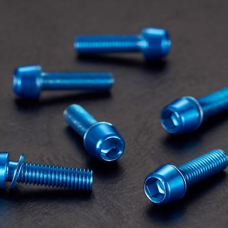 6pack Bike Brake Calipers Bolts Stainless Steel Screw Calipers Screws Retainers for Accessory Mounting