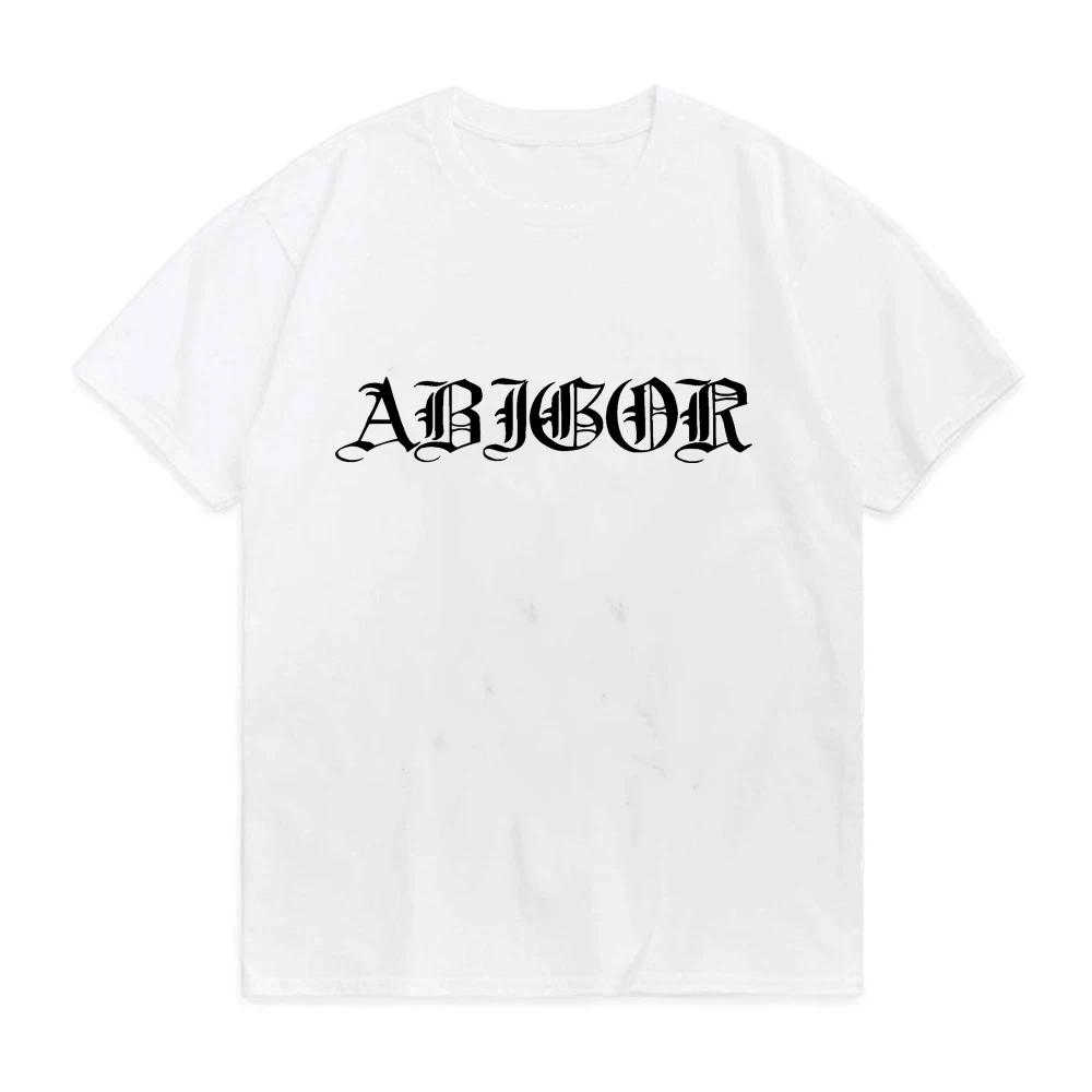 Abigor Rock Band T-Shirt Emperor Watain Behemoth Darkthrone Satyrico T-Shirt Herren T-Shirt