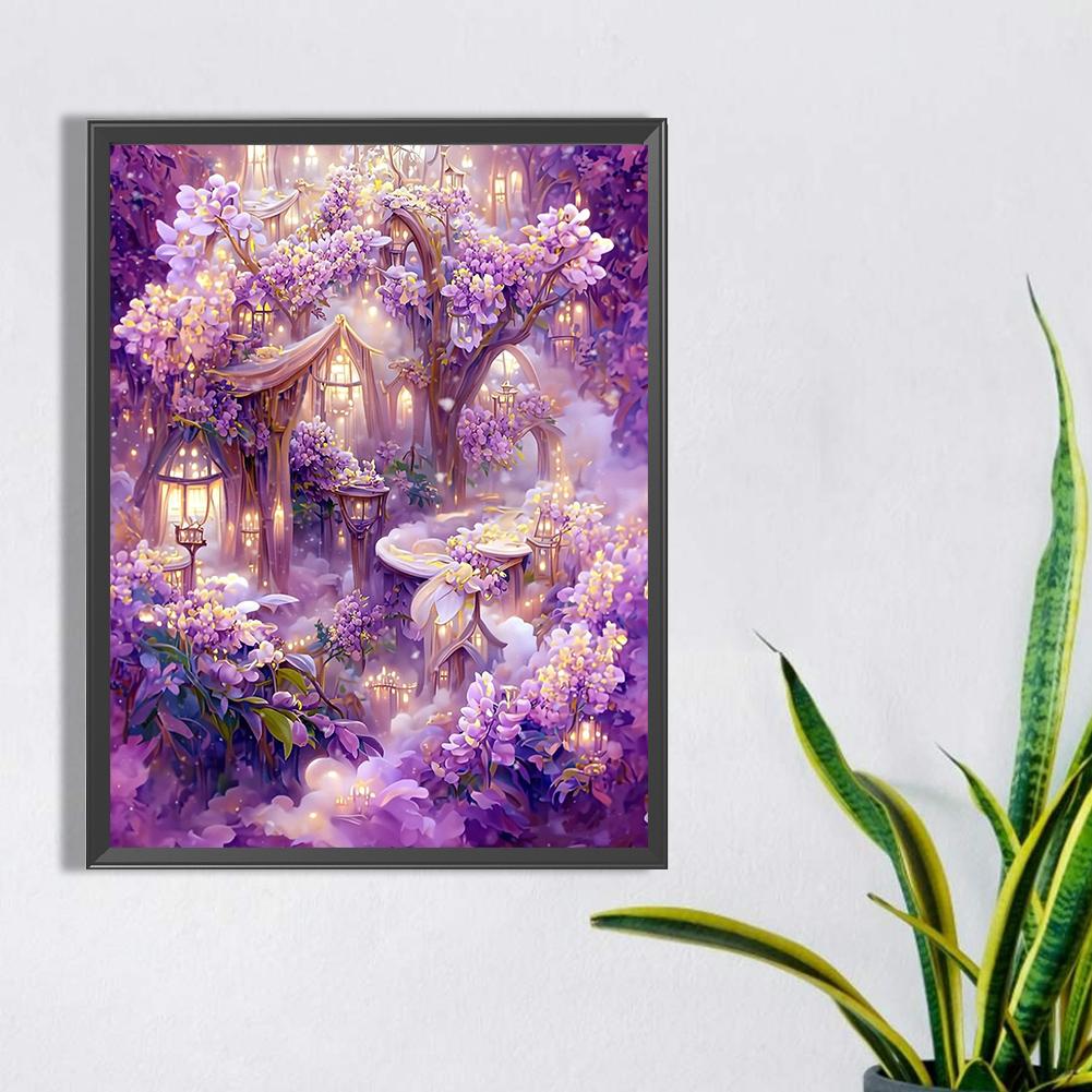 5D DIY Full Square Drill Partial AB Drill Diamond Painting Dreamland Kit 35x45cm