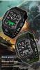 Sanda Three-Hand Square Dial Waterproof Student Sport Watch with Dual Display and Three-Zone Time.