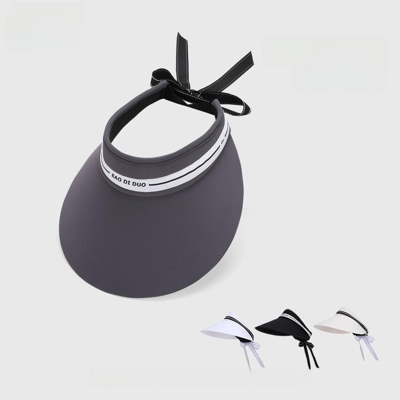 Summer Sun Hat Women Large Brim Breathable Polyester Fashionable Outdoor Sun Protection For Travel