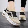Fashion Spring  Autumn Women's Shoes Korean Version of Platform Casual Shoes Wholesale Heightening Breathable Flying Woven Shoes