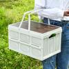 Folding Car Trunk Storage Box with Wooden Lid