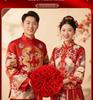Large Red Hydrangea Wedding Decoration Set for Stairs and Rooms