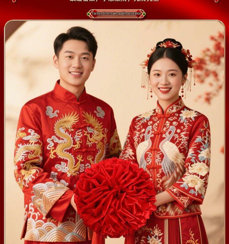 Large Red Hydrangea Wedding Decoration Set for Stairs and Rooms