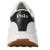 Polo Ralph Lauren Train 89 Suede Round Toe Thick Sole Embroidered Pony Low Top Lifestyle Casual Shoes Men sneaker White 100009794