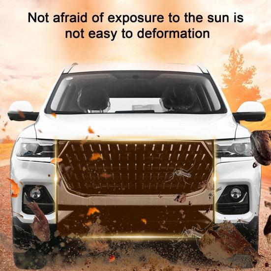Car Grille Protection Net Fine Mesh Insect Screen Front Grill Air Intake Cover Net Prevents Stones Dirt And Leaves Flying Into The Automotive Engine