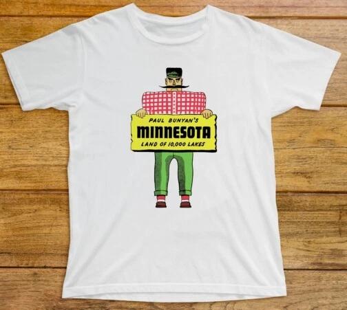 

Paul Bunyan s Minnesota T Shirt 900 Lumberjack Lakes Nature Wilderness Folklore L
