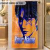 Beach TowelBTS Custom Name Text Personalized Soft Towel for Beach Pool Indoor Home Decor Gift