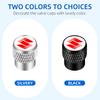 Box 4PCS Car Wheel Tire Valve Air Stem Cap Cover For Suzuki ALTO Samurai Grand Vitara Baleno SX4 Swift Jimny IGNIS Accessories 2GV8D