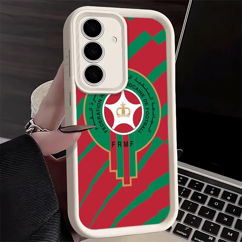 

Phone Case for Samsung Galaxy S26 S25 Ultra S24 FE Morocco Flag Shell S23 Plus S22 + S21 S20 5G Soft Silicone Funda Samsung S23