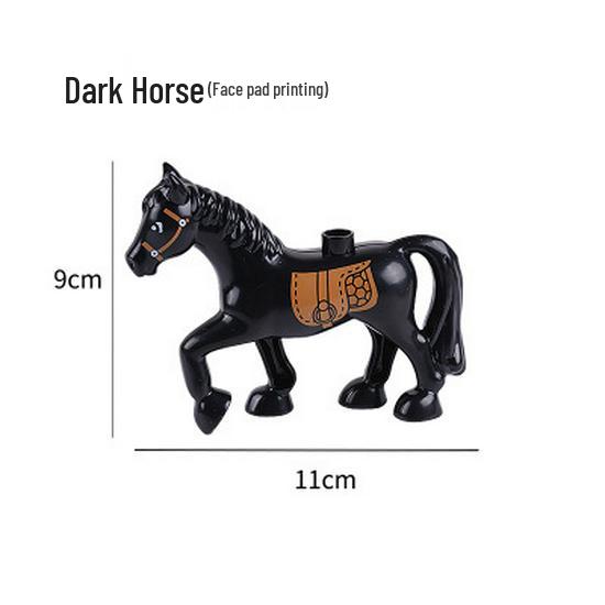 Gegele Lego-Compatible Building Blocks: Large Particles & Small Animal Accessories - Ocean, Zoo, Dinosaur Educational Toys