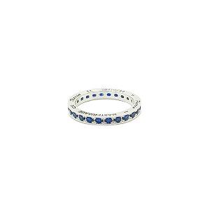 Frica Jewelry Engraved Stone Ring 5 (Blue)