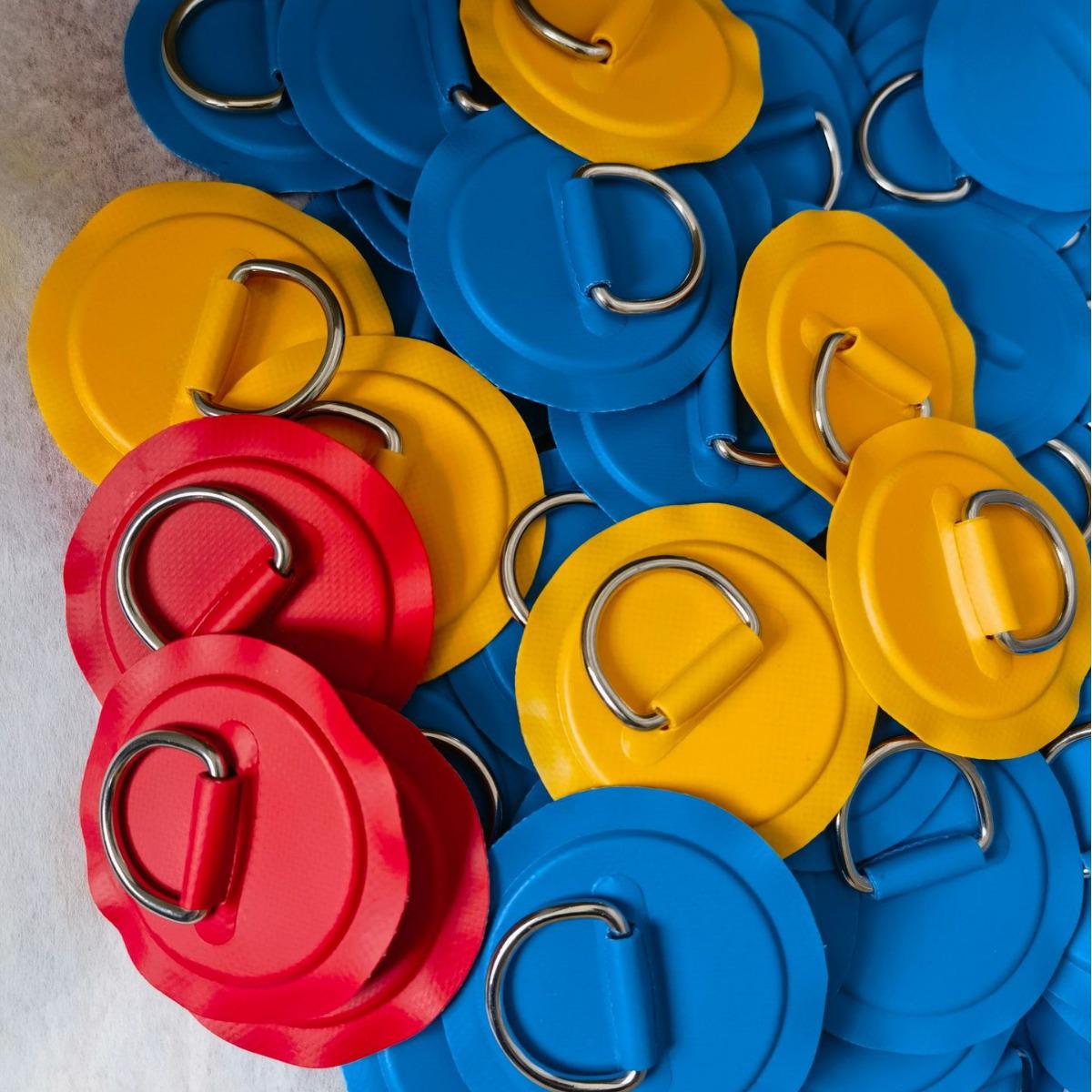 

Inflatable Kayak Raft Boat Adhesive Stainless Steel D-Ring Rope Buckle. красный